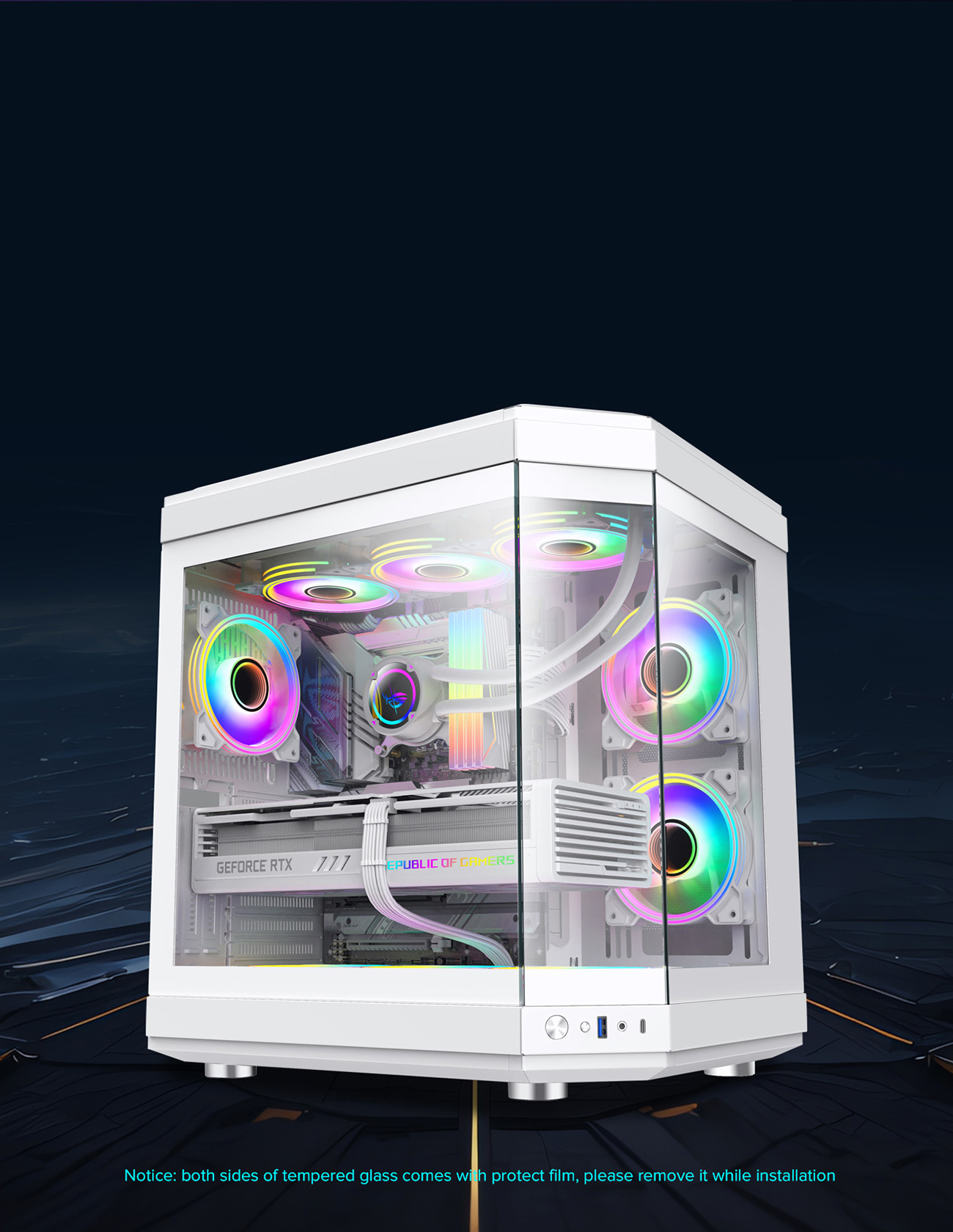 GAMEMAX HYPE Premium ATX Mid-Tower PC case